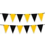 Vilten vlaggetjes geel-zwart